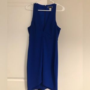 Blue cocktail dress